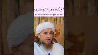 Haiz ki halat me Talaq ho jati hai By mufti tariq masood bayan haiz talaq halat shorts [upl. by Abigale]