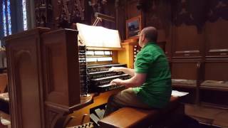 Grace cathedral  Carol Prelude on quotGreensleevesquot by Richard Purvis [upl. by Siuqramed]