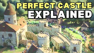 Explained  Building Perfect Castle From Scratch  Tiny Glade [upl. by Iroc]