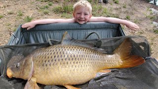 3 Day Back Country Camping amp Fishing  6 Yr Old Catches MONSTER CARP [upl. by Akyssej]