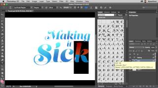 Using Glyphs in Photoshop [upl. by Harragan125]