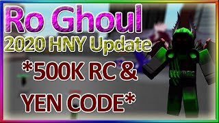 🧨Ro Ghoul 2020 HNY Update 🎁500K RC  500K YEN Code amp 🎭2020 VISION MASK [upl. by Lihp]