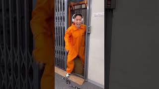 The prisoners finally manage to escape  😳 shorts foryou comedy funny paxy fyp お笑い イタズラ [upl. by Oitaroh]