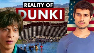 Real Story of Dunki  How Indians Cross US Mexico Border  Donkey Process  Dhruv Rathee [upl. by Sholley978]