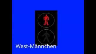 4 verschiedene Ampelmännchen in Deutschland [upl. by Zechariah]