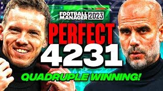 The PERFECT FM23 Tactic  Pep X Nagelsmanns 42313241  20000 Passes [upl. by Raquela]