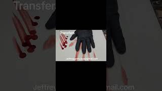 Bloodstain Pattern Analysis  Blood Transfers Jeffreygentrybpagmailcom [upl. by Aikemaj10]