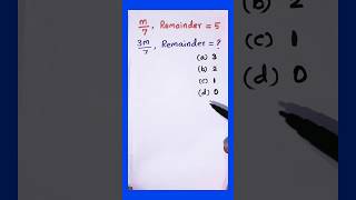 Finding remainder tricks  Number system shorts maths remainder numbersystem highschoolmath [upl. by Rebna]