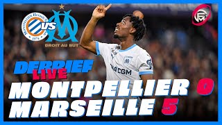 Montpellier  OM 05  FESTIVAL MARSEILLAIS  Pret pour le PSG  ENFIN UN TRES BON WAHI [upl. by Elleyoj]