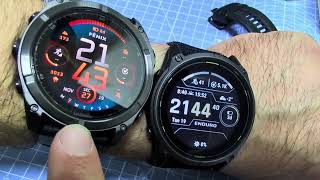 Garmin Fenix 8 AMOLED vs MIP Display Comparison [upl. by Aibonez259]