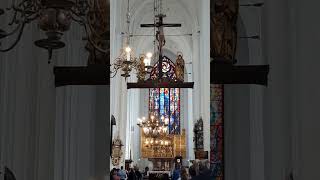 St Marys Church in Gdansk ⛪🇵🇱 [upl. by Enoob]