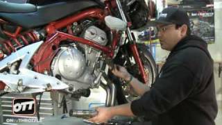 Leo Vince Install Kawasaki Ninja 650r part1 [upl. by Euqirat40]