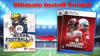 OLD College Football Revamped PC Install Guide CHECK NEW VIDEO IN DESCRIPTION [upl. by Cari]