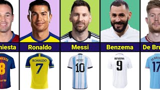 Best Football Players For Every Jersey Number [upl. by Jerad]