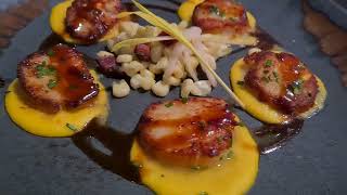 Pan Seared Scallops Hells Kitchen [upl. by Aicinod885]