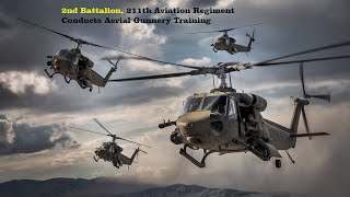 2nd Battalion 211th Aviation Regiment Conducts Aerial Gunnery Training [upl. by Dippold]