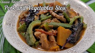 Pinakbet  Filipino Style Pork and Vegetables Stew [upl. by Pavel]