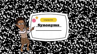 ESL I What is a Synonym 3rd Grade synonyms vocabularyenglish eslteacher [upl. by Ahsiekin]