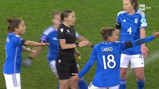 Sweden vs Italy  UEFA Womens Nations League 202324 [upl. by Swan]