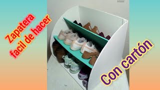 zapatera con caja de carton [upl. by Gabriella]