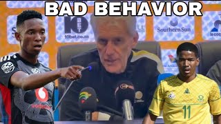 Hugo Broos Removes Player Out Of Bafana Squad Due To Bad Behavior Thalente Mbatha Injury [upl. by Annaert742]