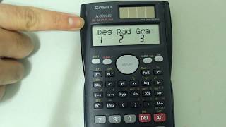 How to Convert Between Degrees and Radians on Casio Scientific Calculator [upl. by Eugenie]