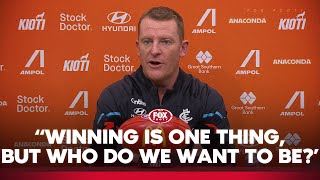 Voss full of praise for Carlton on important night  Carlton Press Conference  Fox Footy [upl. by Lombardy805]