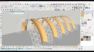 SKETCHUP TUTORIAL  MAKING COMPLE MODEL [upl. by Lovich]