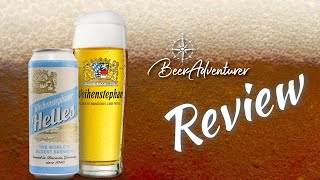 Helles  Weihenstephaner  Beer Review [upl. by Lebisor]