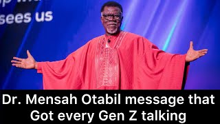 Dr Mensah Otabil breaks the internet with this powerful message to all Gen Z’s [upl. by Neyut889]