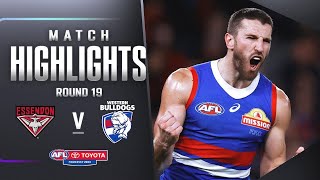 Essendon v Western Bulldogs Highlights  Round 19 2023  AFL [upl. by Orban]