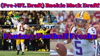 Fantasy Football Dynasty  2024 Rookie Mock Draft preNFL Draft fantasyfootball [upl. by Suelo]