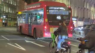 Here is the 46 bus in Kings Cross Monday 4 November 2024 [upl. by Damali]