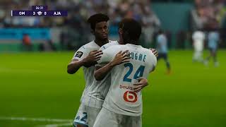 NDIAYE SCORE VS AJAX  PES 2021 GAMEPLAY OM AJ [upl. by Kalmick]