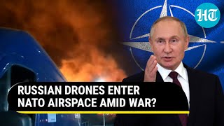 Panic In NATO Nation Romania Alleges Airspace Violation By Russian Drones  Details [upl. by Phippen]