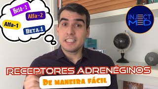 RECEPTORES ADRENÉRGICOS A MANEIRA MAIS FÁCIL DE APRENDER [upl. by Rosenkranz]