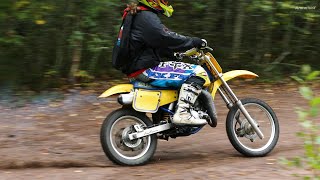 Suzuki RM80cc 2Stroke Braaps  Raw [upl. by Magnuson]