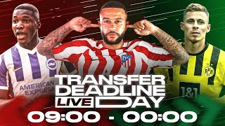 TRANSFER DEADLINE DAY  Live van 0900 tot 0000 [upl. by Helbonia]