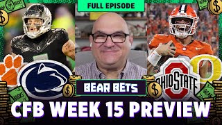 CFB Conference Title Weekend Preview 5 Georgia vs 2 Texas 3 Penn State vs 1 Oregon amp more [upl. by Eimat]