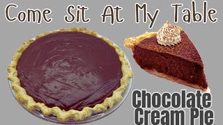 Chocolate Cream Pie  An OldFashioned Creamy Chocolate Pie [upl. by Iva433]