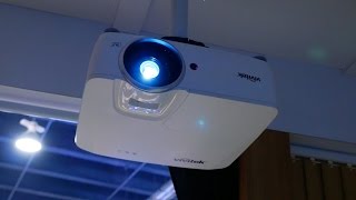 Vivitek HK2288 4K DLP Projector at CES [upl. by Slifka87]