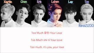 EXOM  Overdose 上瘾 ChinesePinYinEnglish Color Color amp Picture Coded HD [upl. by Giorgio]