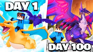 100 DAYS In FUSION PIXELMON Minecraft Pokémon [upl. by Halle787]