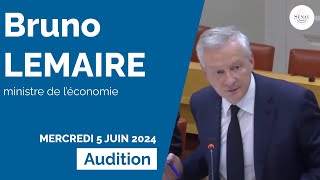 Électricité  audition de Bruno Le Maire [upl. by Verlie]