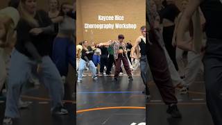 Kaycee Rice  Choreography workshop [upl. by Snashall]