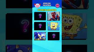 Jogo da Memória com Personagens quiz personagens [upl. by Aritak]