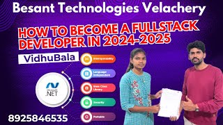 Vidhubala placed Fullstack Developer  How Get job Without Experience Fullstack Training in Chennai [upl. by Larcher]