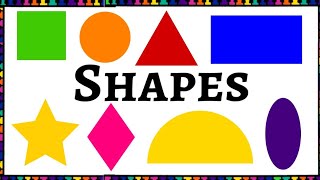 Shapes for kids  Basic shapes  2D Shapes  Different shapes  Shapes  Home based school  shapes [upl. by Damalus194]