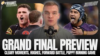 NRL Grand Final Preview  Cleary Moments Hughes Forward Battle Pappy Running Game [upl. by Annoel784]