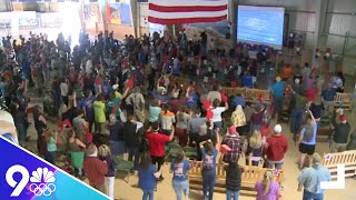 Alaska town celebrates Lydia Jacobys gold medal [upl. by Lorenzo995]